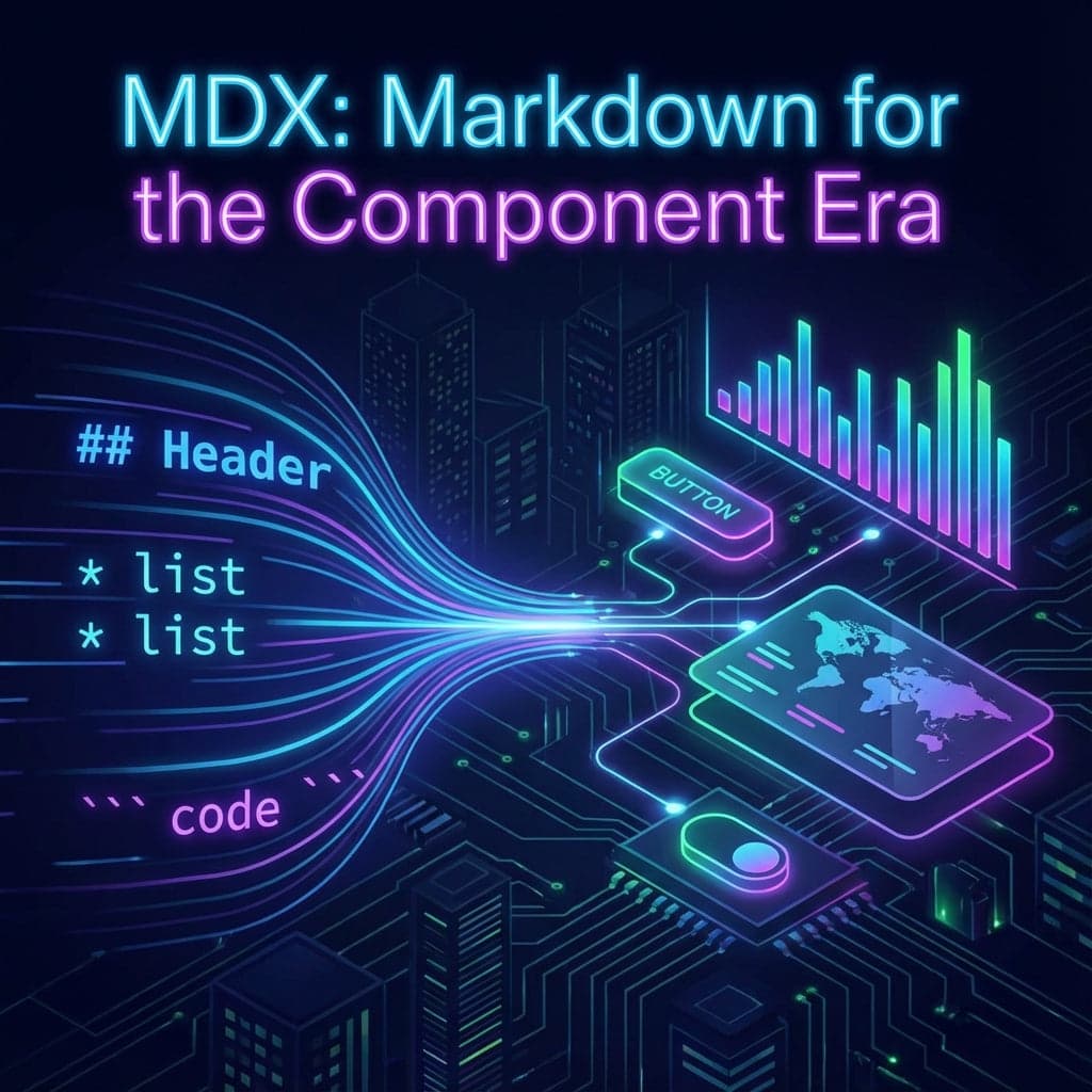 Cover image for MDX:串聯開發、設計、內容與 AI 的超強文件